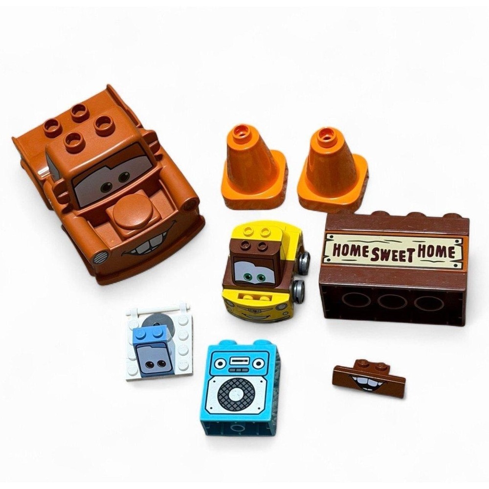 LEGO Duplo Disney Pixar Cars Mater Tow Truck Lot Guido Accessories 2012 2015